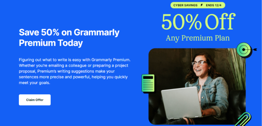 Grammarly Cyber Monday