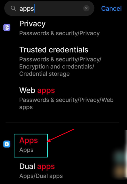 Application Manager in Android device Application Manager in Android device