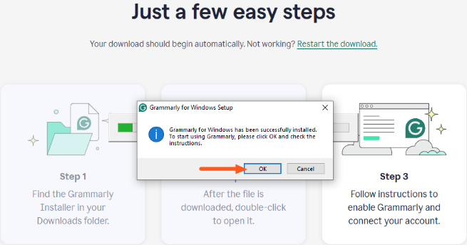 Grammarly For Word Installed Grammarly For Word Installed