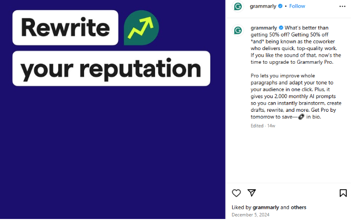 Grammarly 50% Off Offer Grammarly 50% Off Offer