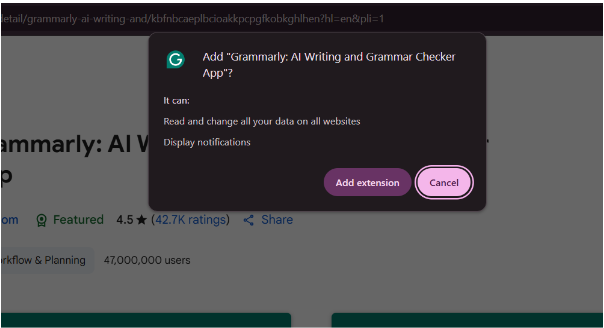 Add Grammarly In Browser Extension Add Grammarly In Browser Extension