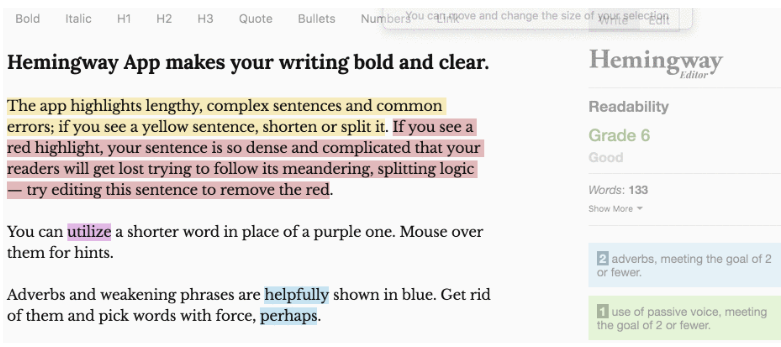 Hemingway App Hemingway App