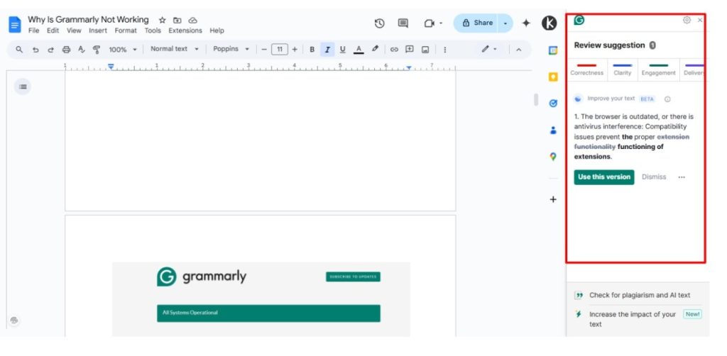 Alternative method for the google docs Alternative method for Google Docs