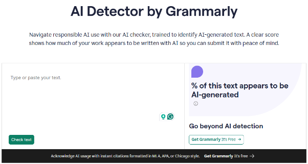 Grammarly AI Detector Grammarly AI Detector