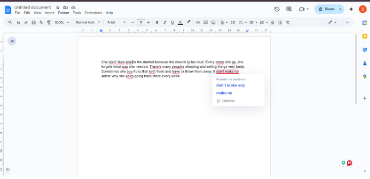 Grammarly User Experience Grammarly User Experience