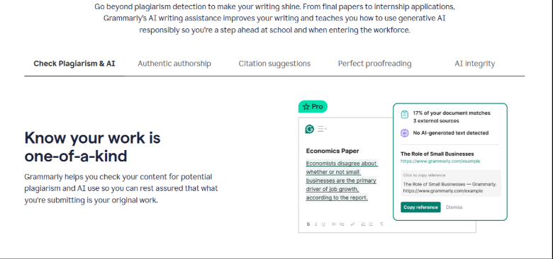 Grammarly's Plagiarism Checker Grammarly's Plagiarism Checker
